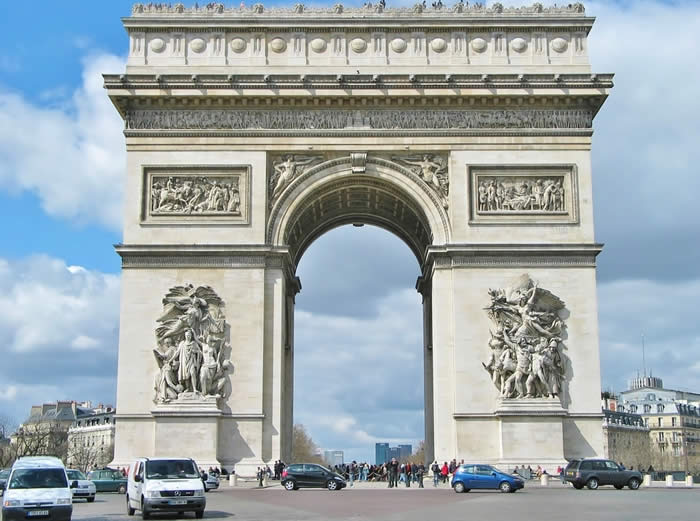 Arc de Triomphe - Paris (Triumphbogen 1/3) - Galerie - fotografie.at